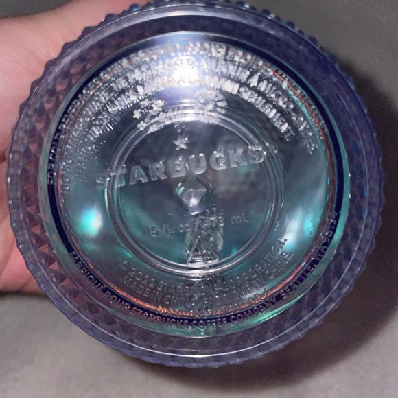 Starbucks Iridescent Purple Studded 16 fl oz. Cup with Matching Straw - Picture 3 of 5